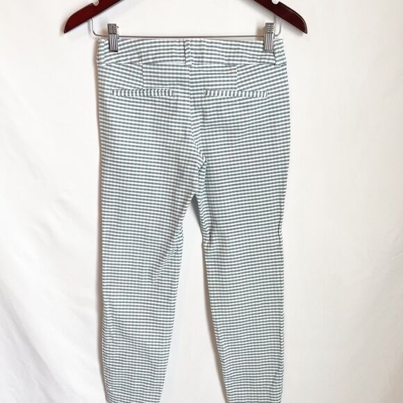Old Navy Plaid Pixie Mid Rose Cropped Pants 2P - Picture 5 of 7